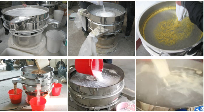 豆?jié){振動篩可適用于化工行業(yè)、食品行業(yè)、冶金礦業(yè)、公害處理等行業(yè)