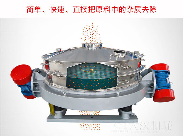 直排篩可用于粉末、顆粒的粗略篩分和除雜