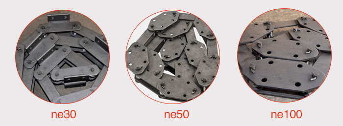板鏈鏈條展示：ne30，ne50，ne100等