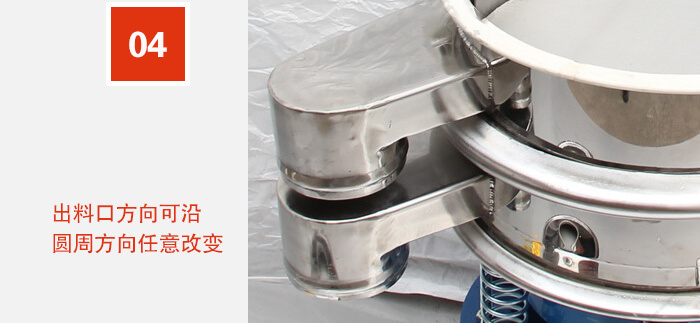 出料口方向可沿圓周方向任意改變。